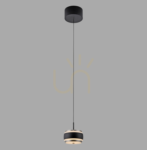Verifica PURE FALLING RINGS 2503-18 Negru 1xLED Lampă suspendată