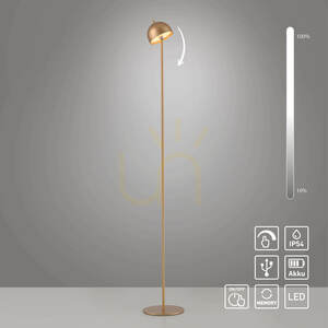 Lampa de podea BELLIS 19245-12, aurie, 1xLED small 1