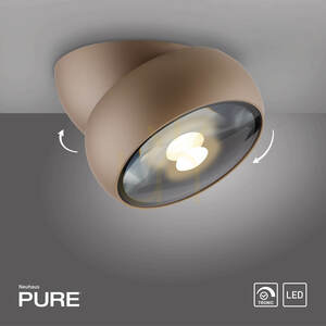 PURE MOVE 6235-97 Lampa de tavan, maro, 1xLED small 1