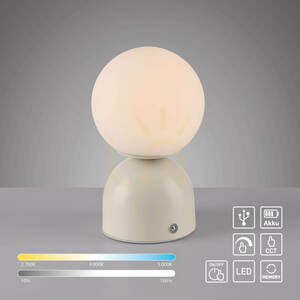 Lampa de masă RUDI 19218-39, bej, 1xLED small 1
