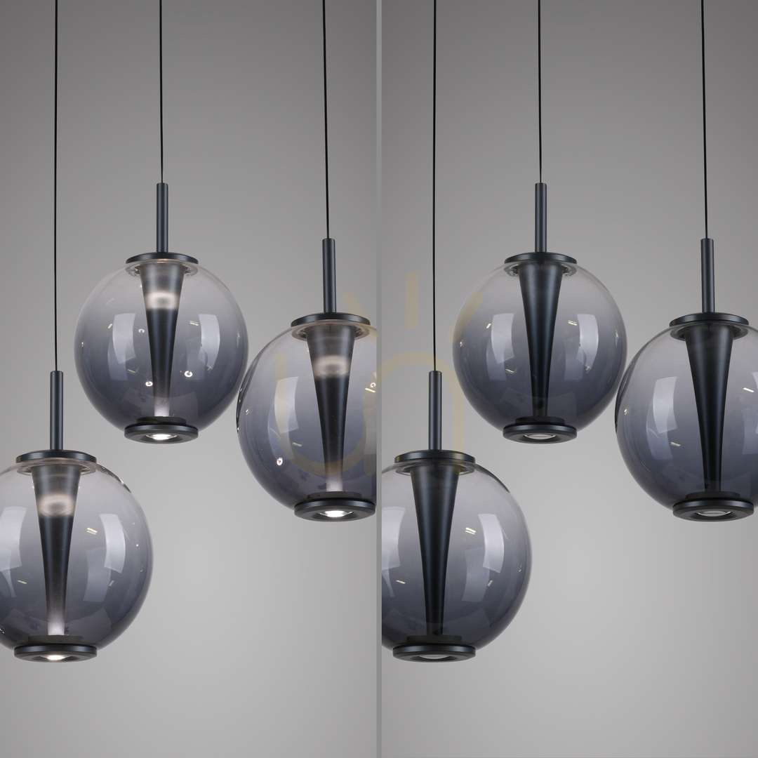 Verifica Lampa suspendată PURE E-Infinity 2222-15, gri, cu 3 LED-uri Lampa suspendată PURE E-Infinity 2222-15, gri, cu 3 LED-uri