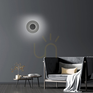 PURE MOON 9594-15 Aplică de perete, gri, 1xLED small 5