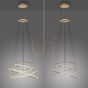 PURE E-FLYING RINGS 2566-97 Maro, lampă suspendată cu 1 LED small 12