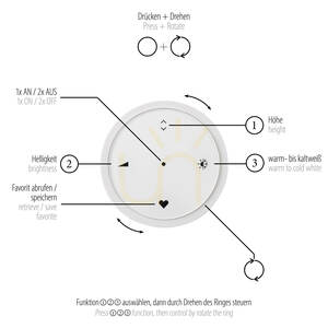 PURE E-FLYING RINGS 2566-97 Maro, lampă suspendată cu 1 LED small 3