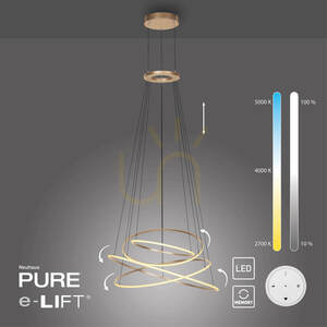 PURE E-FLYING RINGS 2566-97 Maro, lampă suspendată cu 1 LED small 5