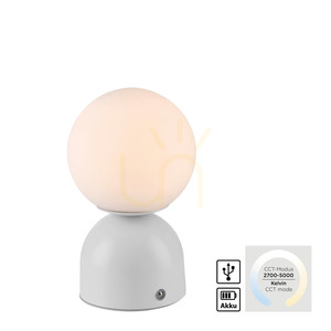 Lampa de masă RUDI 19218-16, albă, 1xLED small 2