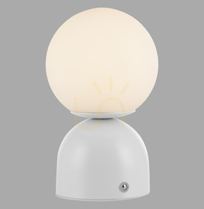 Lampa de masă RUDI 19218-16, albă, 1xLED small 0