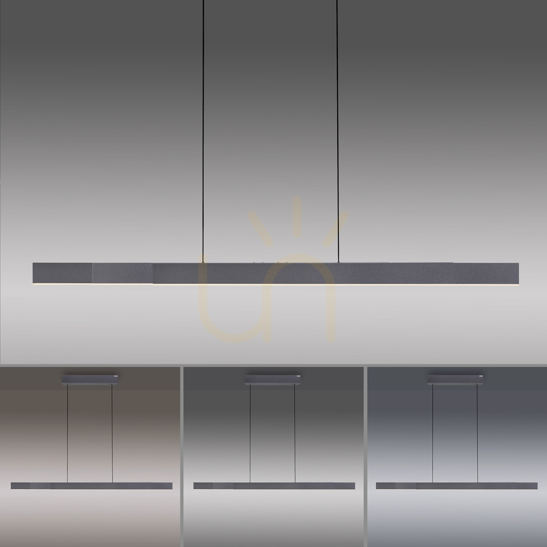 Vedere PURE MOTO-RISE 2545-18 Lampa suspendată neagră cu 3 LED-uri PURE MOTO-RISE 2545-18 Lampa suspendată neagră cu 3 LED-uri