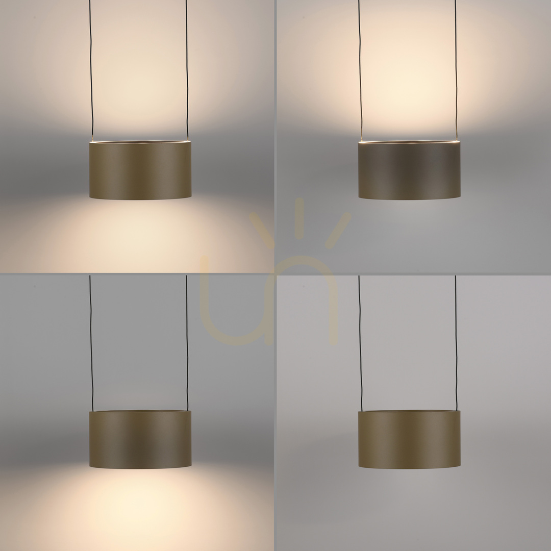 Vedere PURE CLIPSE 2473-97 Lampa suspendată maro cu 6 LED-uri PURE CLIPSE 2473-97 Lampa suspendată maro cu 6 LED-uri