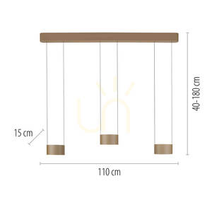 PURE CLIPSE 2473-97 Lampa suspendată maro cu 6 LED-uri 8 PURE CLIPSE 2473-97 Lampa suspendată maro cu 6 LED-uri small 8