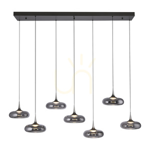 POSH 15695-15 Lampa suspendată gri cu 7 LED-uri small 2