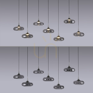 POSH 15695-15 Lampa suspendată gri cu 7 LED-uri small 5