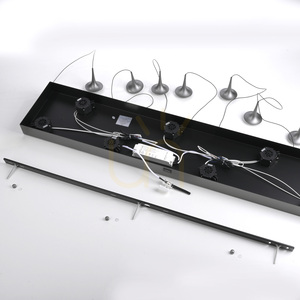 POSH 15695-15 Lampa suspendată gri cu 7 LED-uri small 7