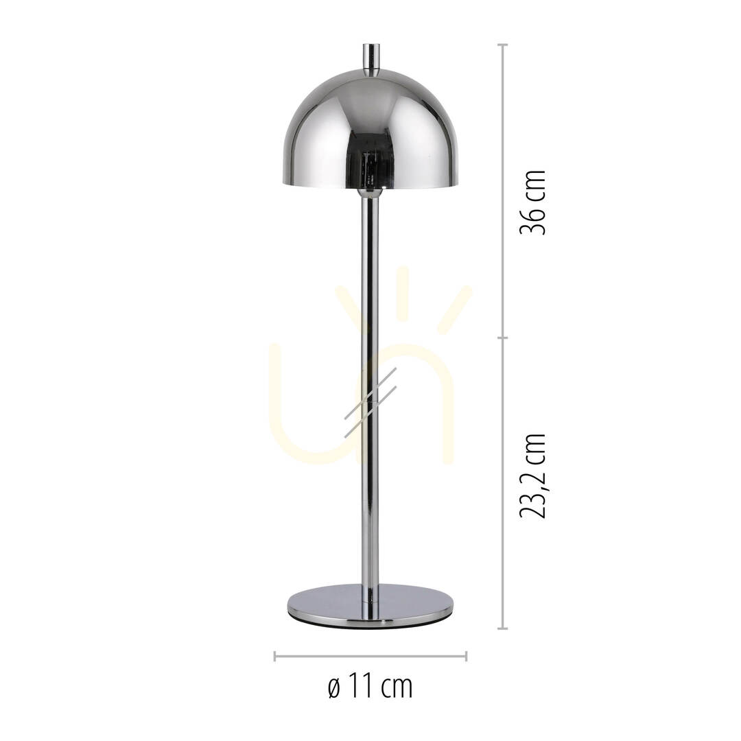Spectacol Lampa de masă BELLIS 19244-17, cromată, 1xLED Lampa de masă BELLIS 19244-17, cromată, 1xLED