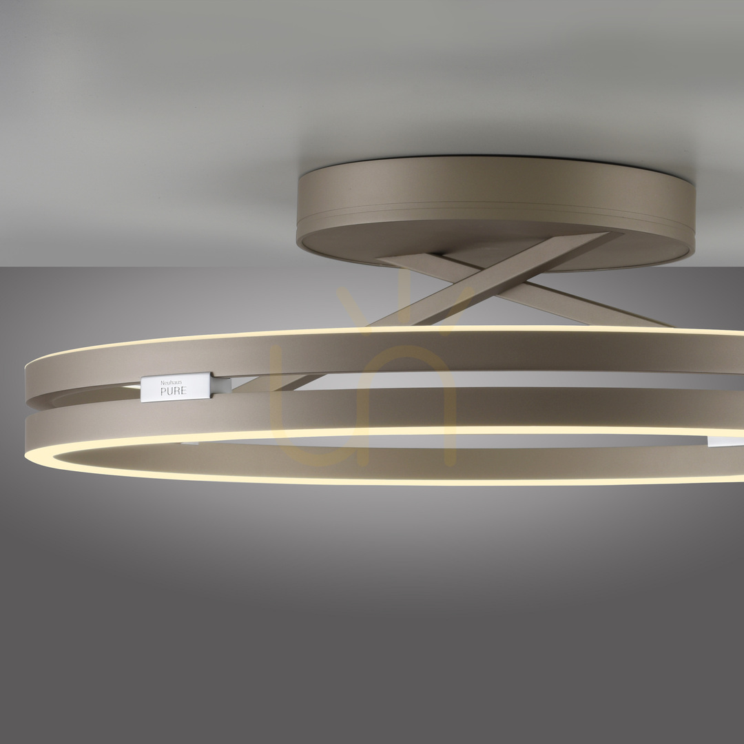 previzualizare PURE LOOP 6552-97, plafonieră maro, 2xLED PURE LOOP 6552-97, plafonieră maro, 2xLED