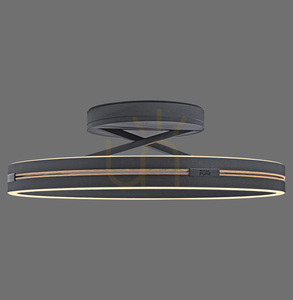 PURE LOOP 6552-18, plafonieră neagră, 2xLED small 4