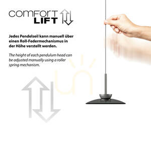 PURE MOON 2193-15 Lampa suspendată gri cu 6 LED-uri small 10