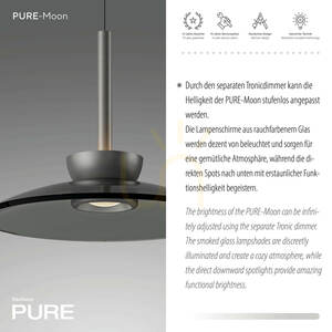 PURE MOON 2193-15 Lampa suspendată gri cu 6 LED-uri small 9