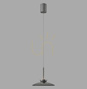 PURE MOON 2191-15 Lampa suspendată gri cu 2 LED-uri 0 PURE MOON 2191-15 Lampa suspendată gri cu 2 LED-uri small 0