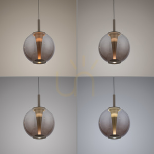 Lustră suspendată Paul Neuhaus PURE Infinity 2220-97, bronz, înălțime reglabilă small 5