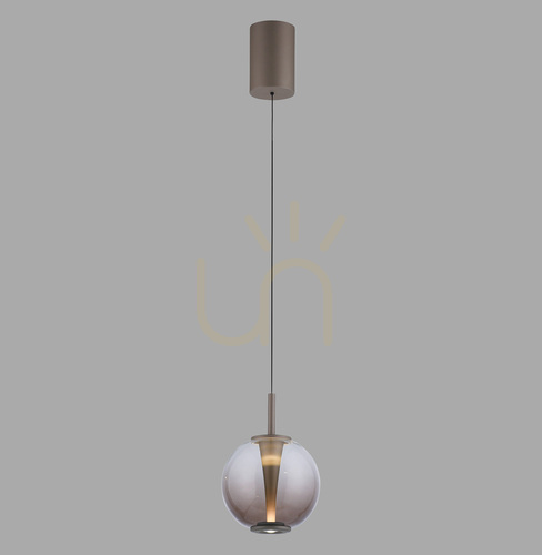 Verifica Lampa suspendată PURE INFINITY 2220-97, maro, 1xLED
