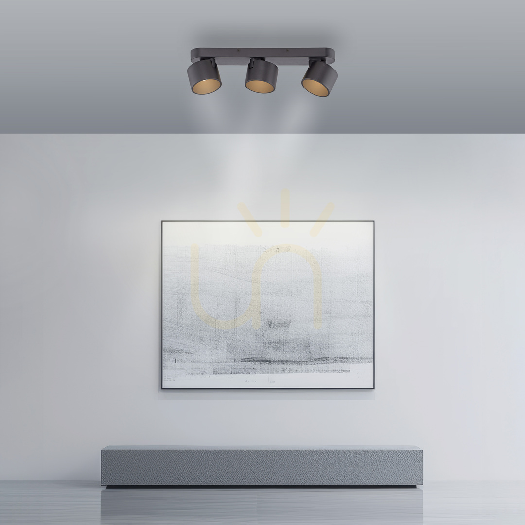 previzualizare PURE CUP 6227-18, plafonieră neagră cu 3 LED-uri PURE CUP 6227-18, plafonieră neagră cu 3 LED-uri