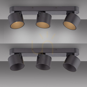 PURE CUP 6227-18, plafonieră neagră cu 3 LED-uri 4 PURE CUP 6227-18, plafonieră neagră cu 3 LED-uri small 4