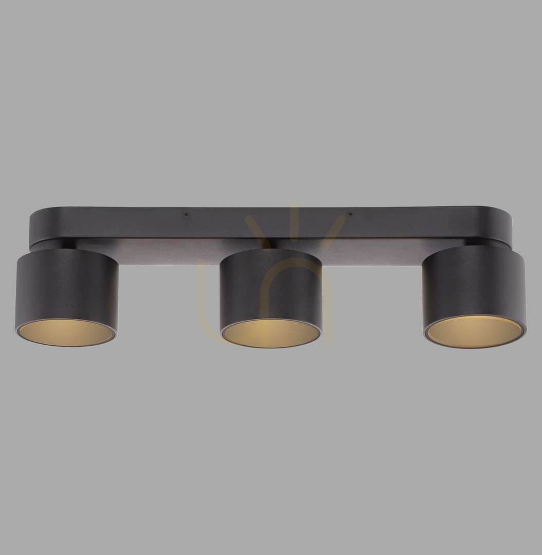 Verifica PURE CUP 6227-18, plafonieră neagră cu 3 LED-uri PURE CUP 6227-18, plafonieră neagră cu 3 LED-uri