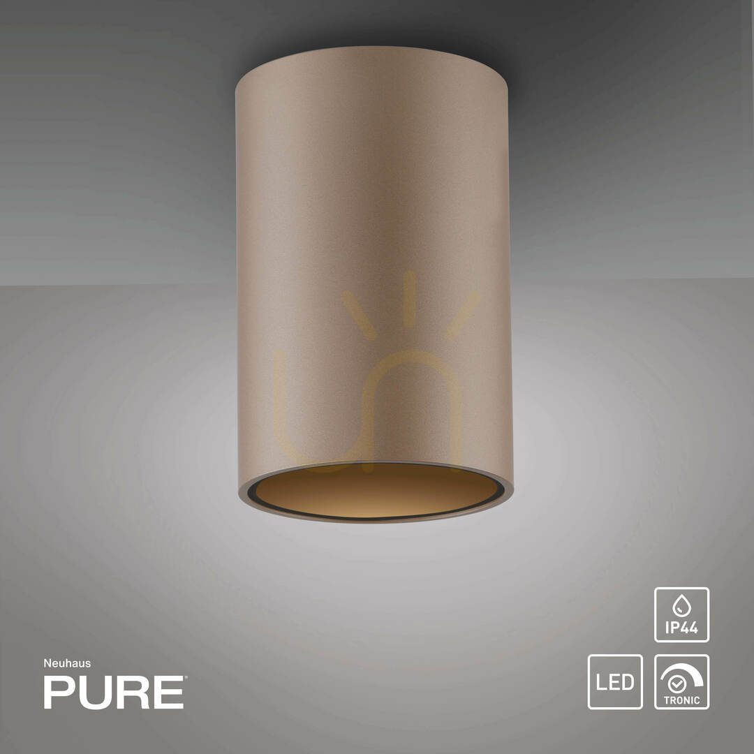 Vedere PURE POINT 6749-97 Lampa de tavan, maro, 1xLED PURE POINT 6749-97 Lampa de tavan, maro, 1xLED