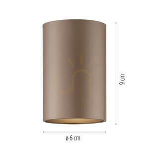 PURE POINT 6749-97 Lampa de tavan, maro, 1xLED 6 PURE POINT 6749-97 Lampa de tavan, maro, 1xLED small 6