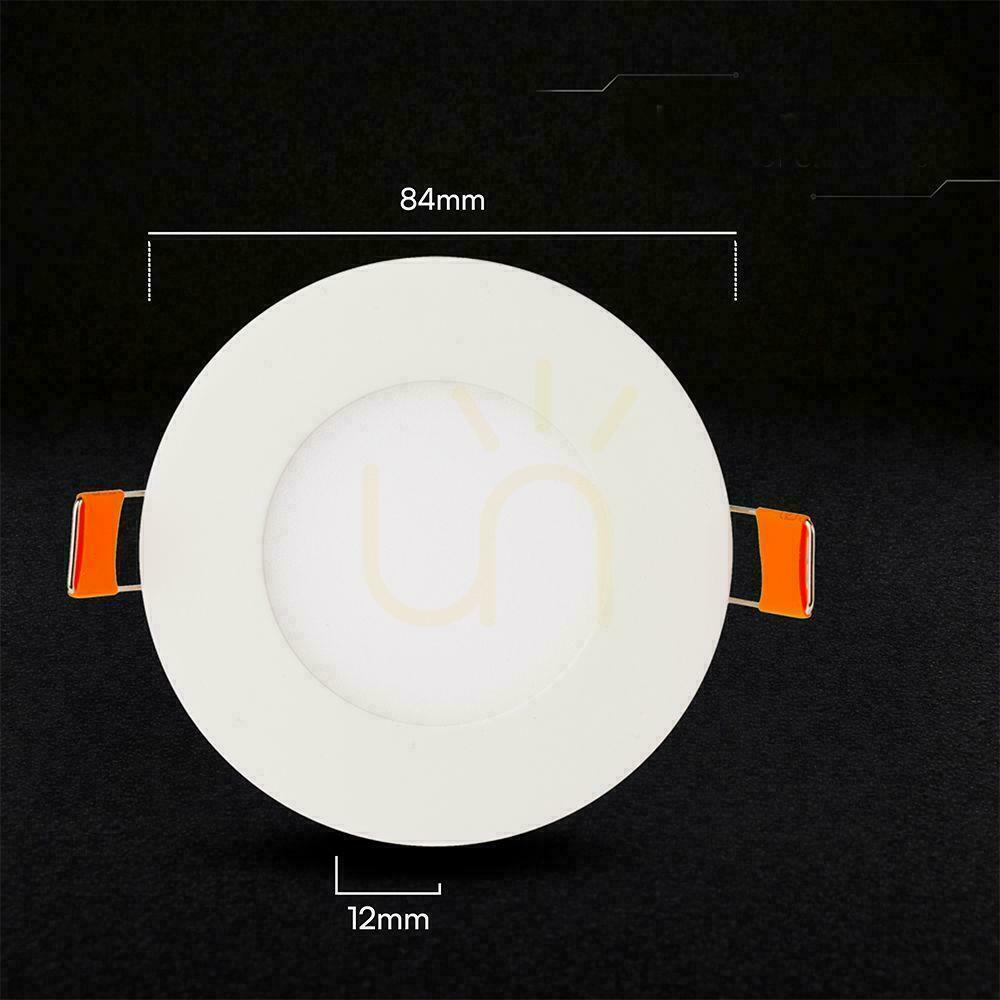 Spectacol V-TAC PRO SLIM, spot de încastrare cu LED CREE CHIP de 3 W, rotund, 84 x 12 mm, VT-307CCT, 250 lm, garanție de 6 ani V-TAC PRO SLIM, spot de încastrare cu LED CREE CHIP de 3 W, rotund, 84 x 12 mm, VT-307CCT, 250 lm, garanție de 6 ani