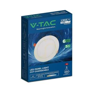 V-TAC PRO SLIM, spot de încastrare cu LED CREE CHIP de 3 W, rotund, 84 x 12 mm, VT-307CCT, 250 lm, garanție de 6 ani 5 V-TAC PRO SLIM, spot de încastrare cu LED CREE CHIP de 3 W, rotund, 84 x 12 mm, VT-307CCT, 250 lm, garanție de 6 ani small 5