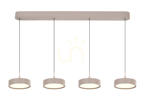 Verifica Lampa suspendată VALENSOLE cu 4 becuri, model drept, culoare Cashmere, 7062-413 Aviano