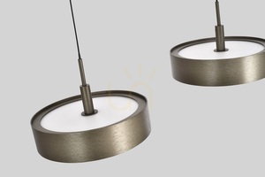 Lampa suspendată VALENSOLE Oval cu 6 becuri, maro 7062-621 Aviano small 3