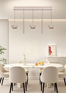 Lampa suspendată CARNAC cu 5 becuri, model drept, culoare Cashmere, 7040-613 Aviano small 2