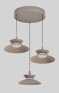 Lampa suspendată rotundă GUBBIO Trio, culoare Cashmere, 5060-313 Aviano small 7