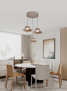 Lampa suspendată rotundă GUBBIO Trio, culoare Cashmere, 5060-313 Aviano small 0