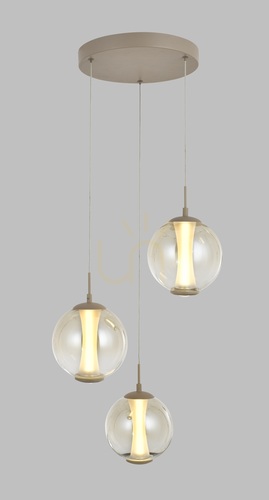 Verifica Lampa suspendată ORLEANS Round Trio, culoare Cashmere, 5041-313 Aviano