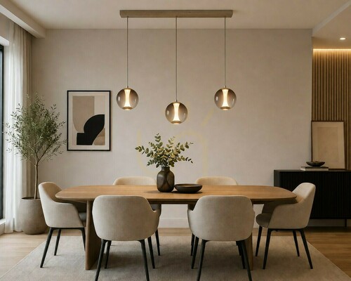 Verifica Lampa suspendată triplă dreaptă ORLEANS, culoare Cashmere, 7041-313 Aviano