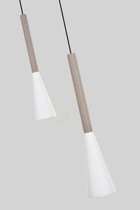 TROMPTO „Piątka” – Lampă suspendată rotundă din cașmir 5050-524 Aviano small 1
