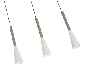Lampa suspendată dreaptă TROMPTO „Seven”, Cashmere 7050-724 Aviano small 4