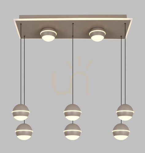 Verifica Lampa suspendată dreptunghiulară „8” BIARRITZ, culoare Cashmere, 7047-913 Aviano