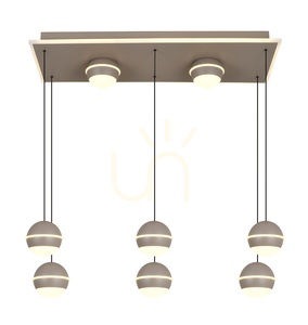 Lampa suspendată dreptunghiulară „8” BIARRITZ, culoare Cashmere, 7047-913 Aviano small 2