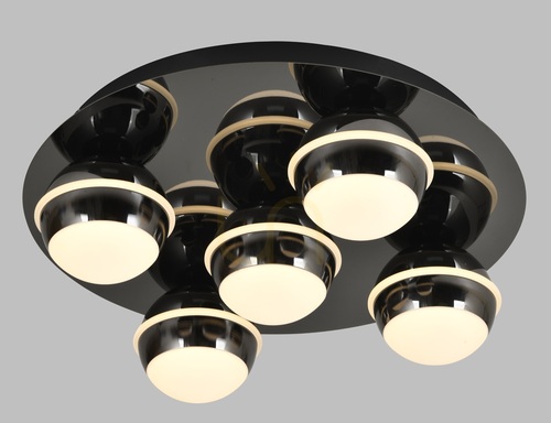 Verifica Lampa de tavan BIARRITZ cu 5 becuri, crom negru, 9047-505, Aviano