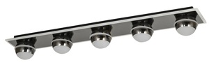 Lampă de tavan - BIARRITZ Lampă de tavan simplă cu 5 becuri, crom negru 9047-605 Aviano small 3