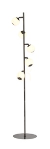 Lampa de podea LUBERON cu 5 LED-uri, crom negru, 3051-505, Aviano small 2