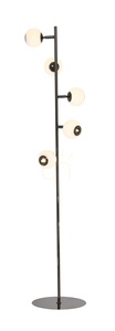 Lampa de podea LUBERON cu 5 LED-uri, crom negru, 3051-505, Aviano small 3