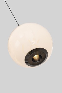 Lampa suspendată rotundă cu trei becuri LED LUBERON, crom negru, 5051-305, Aviano small 4
