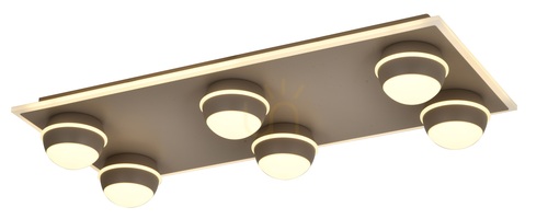 Verifica Lampa de tavan dreptunghiulară BIARRITZ, culoare Cashmere, 9047-713 Aviano