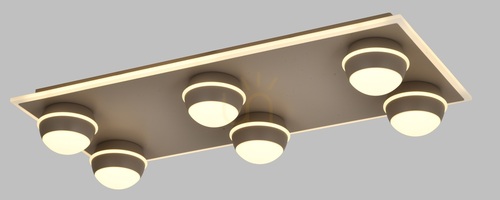 Verifica Lampa de tavan dreptunghiulară BIARRITZ, culoare Cashmere, 9047-713 Aviano